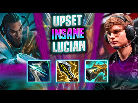 UPSET IS INSANE WITH LUCIAN! - FNC Upset Plays Lucian ADC vs Jhin! | Season 2022