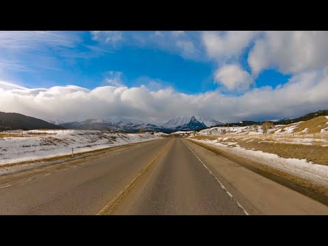 Roads of Canada | 4K Winter Scenic Drive for Indoor Cycling & Cardio - Pt 5; Ep 8