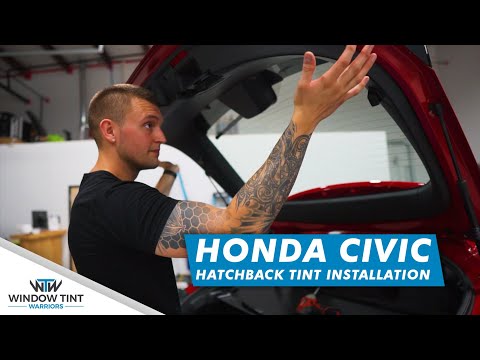 How To Tint - Honda Civic Hatchback Rear Glass