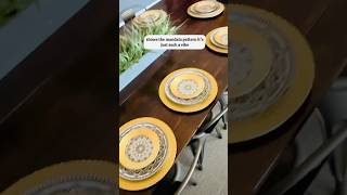 Gold leaf plate reveal…