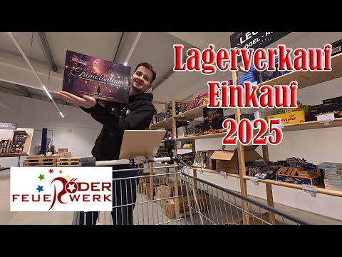 New Year's Eve fireworks shopping 2025 at the Röder fireworks warehouse sale [FULL HD]
