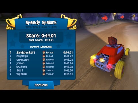 Speedy Spelunk - #131 | 1st Place | Shortcuts | Rez + Rip Rod | BBR2 #SamEsportsYT