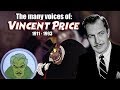 Many Voices Of Vincent Price Animated Tribute Great Mouse Detective
