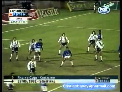 Racing 1x1 Cruzeiro - Copa Master 1992 (Gols + Pê...
