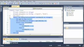 Visual Basic Tutorial - 146 - Game Part 2 Creating The Classes