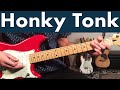 Honky Tonk Guitar Lesson (Billy Butler)