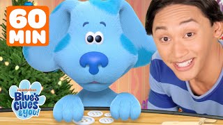 60 Minutes of Fun Indoor Games w/ Josh & Blue! 🏠 | Blue's Clues & You!