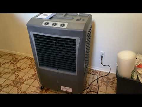 Hessaire Mobile Evaporative 10 gal 1300 sq ft Air cooler | MC37V
