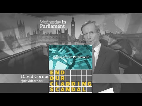 Robert Jenrick Cladding Funding Announcement - Wednesday in Parliament - BBC Parliament - 10/02/21