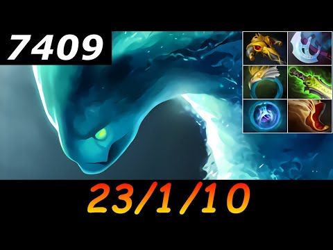 Dota 2 Morphling 7409 MMR 23/1/10 (Kills/Deaths/Assists) Ranked Full Gameplay