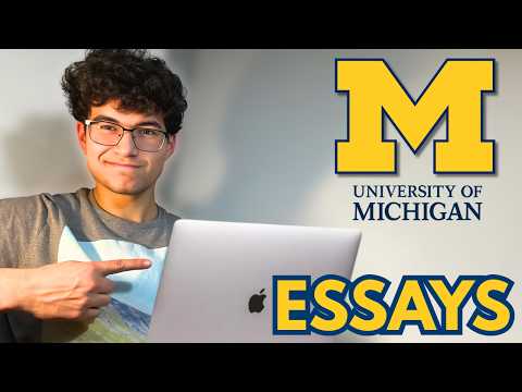 Reading My ACCEPTED University of Michigan Essays  + UMich Admission Tips!