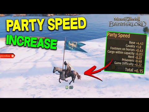 Increase Party Speed or Map Speed (Simple Explanation Guide) - Mount & Blade II: Bannerlord