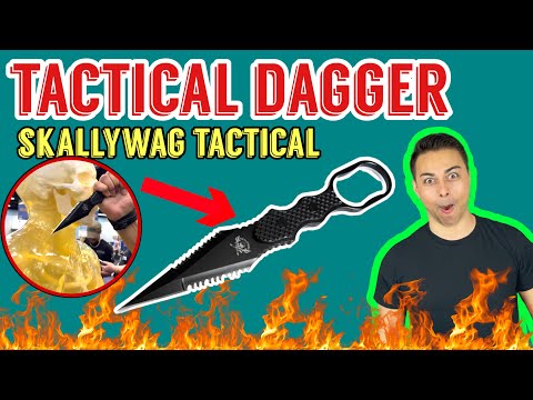 Self Defense CQB Dagger!? Skallywag Tactical Guardian Dagger Review | EDC | Outdoors | Survival