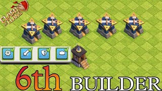 How to get 6th builder after update (clash of clans)#viral #tranding  #clashofclans #games