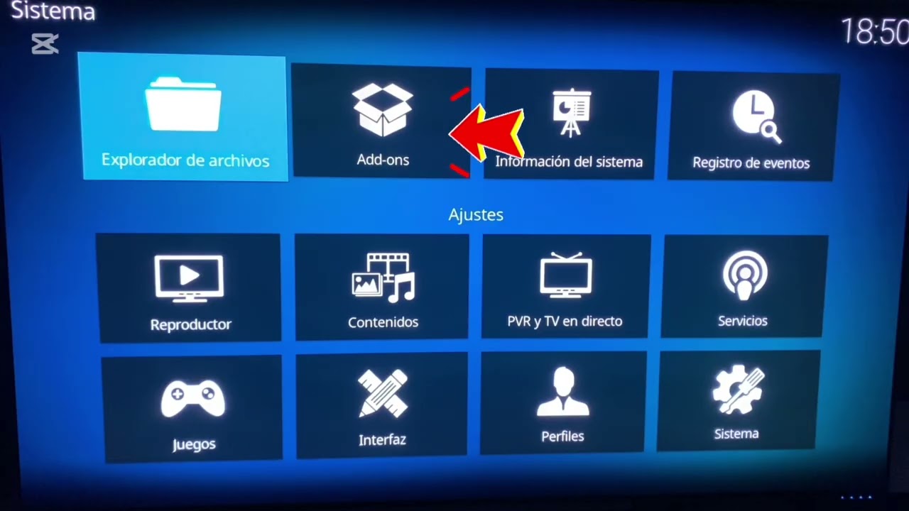 Instalar Addon Águia Vavoo en Kodi.