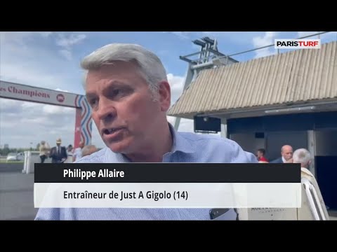 Philippe Allaire, entraîneur de Just A Gigolo, vainqueur du Prix Albert Viel (Gr.I)