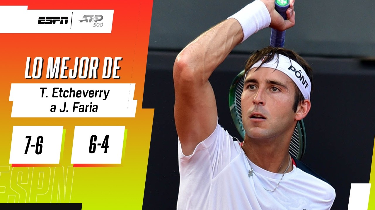 TOMY ETCHEVERRY FUE SUPERIOR EN LOS PUNTOS CLAVES Y AVANZÓ EN EL RÍO OPEN | RESUMEN