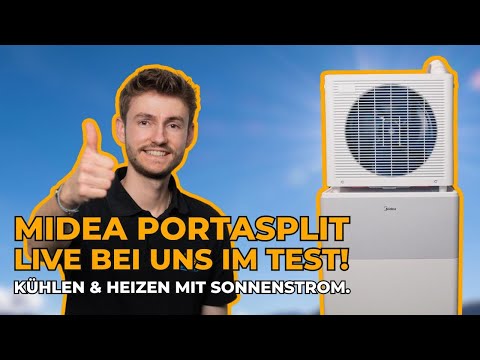Midea PortaSplit Klimaanlage 3,5 kW Video