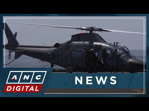 Air assets in Balikatan exercises hold cross deck landing drills ANC