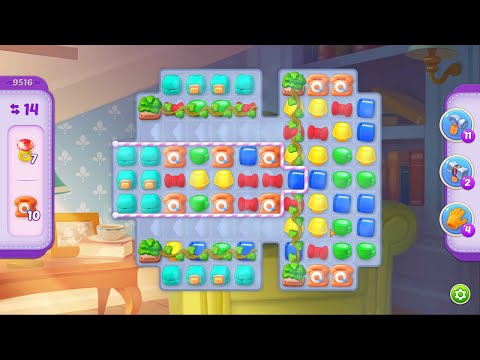 Homescapes Level 9516 No Boosters Gameplay