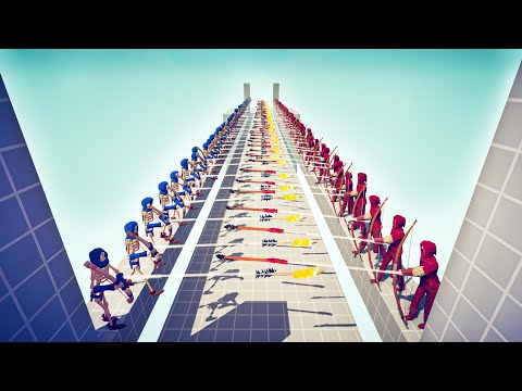 ALL RANGED UNITS TOURNAMENT V2 ( 50x vs 50x ) - 🏹Totally Accurate Battle Simulator TABS