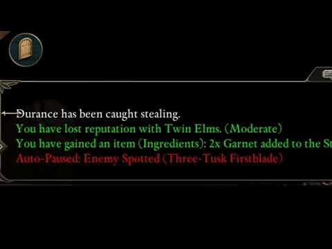 Pillars of Eternity - How to stealth/steal