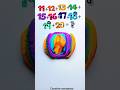 Mixing Wonderland Numbers 11 to 20 #colormixing #satisfying #wonderland #shorts #wonderlandnumbers