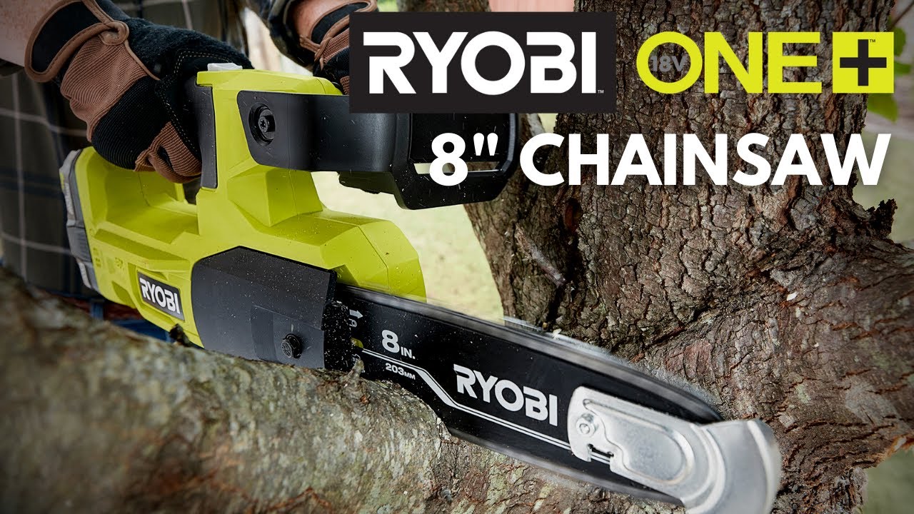 RYOBI 18V ONE+ 8in Pruning Chainsaw