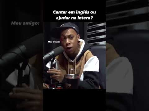 Ele nem terminou a escola e canta em inglês só pra não ajudar na intera #youtubeshorts #shortvideo