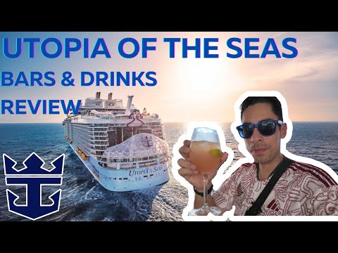 My Review Of The BARS & DRINKS On The Utopia Of The Seas!