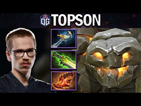 OG.TOPSON TINY WITH 900 XPM - DOTA 2 7.28 GAMEPLAY