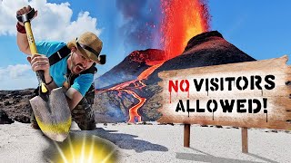 Finding Treasure on VOLCANO ISLAND!