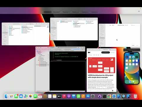 UIKit Swift VIPER Design Pattern Sample