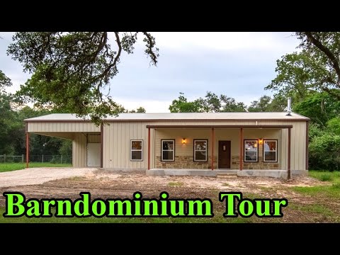 3 Bedroom, 1.5 bath, 1,500 sq. ft. Barndominium tour (245) - E52 S3