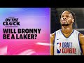 Bronny James remains in the 2024 NBA Draft with 247 Sports' Adam Finkelstein | On The Clock