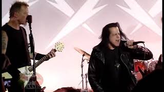 Metallica with Glenn (Danzig (Misfits) - Last Caress + Green Hell + Die Die My Darling