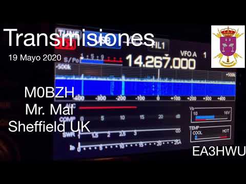 EA3HWU QSO & M0BZH veinte metros Calafell – Sheffield