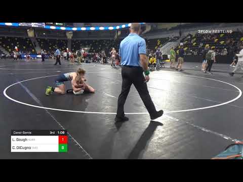 132 Lbs Consolation - Lilly Gough, Hurricane Wrestling Academy Vs Claire DiCugno, Takedown Express