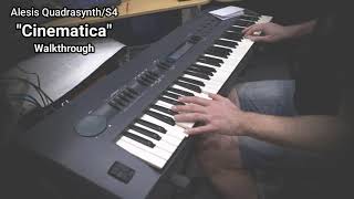 Video thumbnail for Alesis Quadrasynth/S4 "Cinematica" Soundset Walkthrough by LFOstore