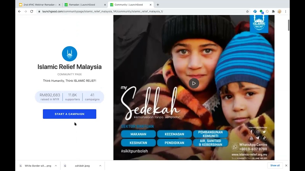 Webinar 2: Reach new heights for your Ramadan fundraising goals with LaunchGood