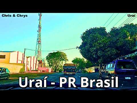 Passando por dentro de Uraí, PR Brasil