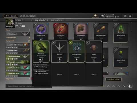 Paragon: Master Rampage (({The unkillable})) deck build