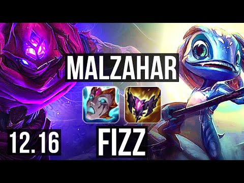 MALZ vs FIZZ (MID) | 8/1/10, 500+ games, Legendary | EUW Master | 12.16