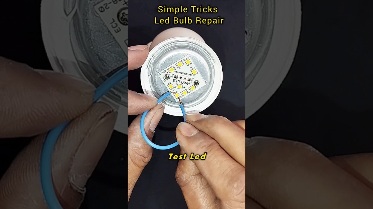 Very Simple Tricks Led Bulb Repair💡💡Led Bulb Repair