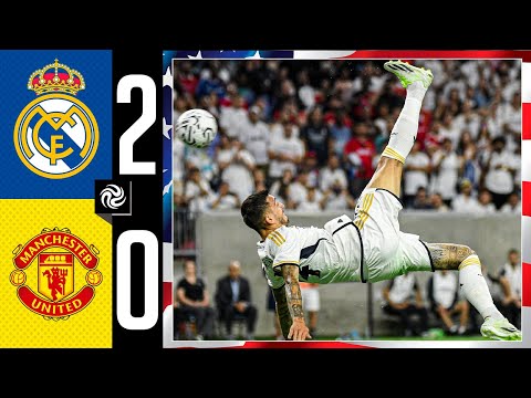Real Madrid 2-0 Manchester United | Highlights | Houston