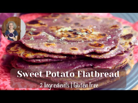Amazing Sweet Potato Flatbread with Just 2 Ingredients | No Yeast, No Gluten