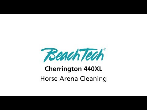 Horse arena cleaning | Cherrington 440 XL | BeachTech beach cleaner