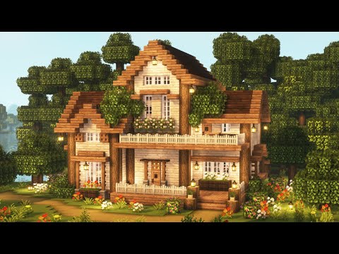 [Minecraft] 🌼💖 Aesthetic Cozy House Tutorial / Cottagecore / Mizuno's 16 Craft Resource Pack