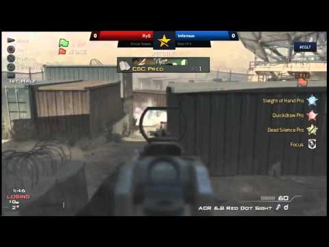 EGL7 : Call of Duty MW3 (PS3) : RyS vs Infensus : Group Stages - Map 1