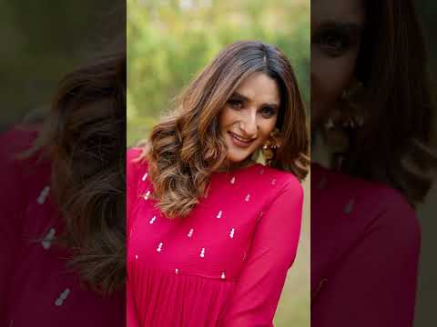 Pink Designer Marble Foil Work Flared Dress Set